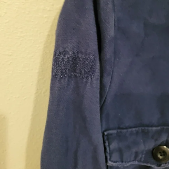 ZARA Find Your Way distressed button up shirt/jacket, overshirt Womens Med. - Picture 8 of 11